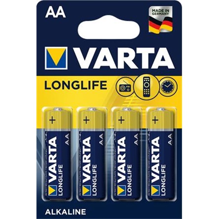 Varta "Longlife" AA ceruza elem (4db)