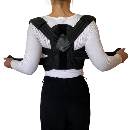 ElastoFix tartásjavító háttámasz merevítéssel és elasztikus pántrendszerrel S